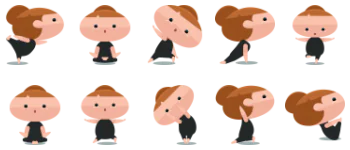 Yoga Poses アイコンパック