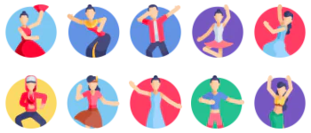 Dance Styles pakiet ikon