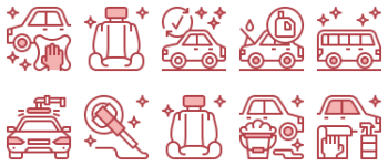 Car Wash набір іконок