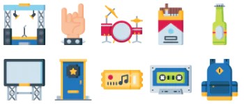 Music Festival アイコンパック