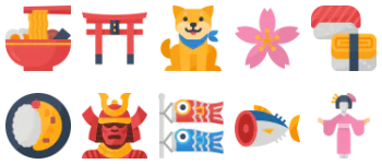 Japan gói biểu tượng