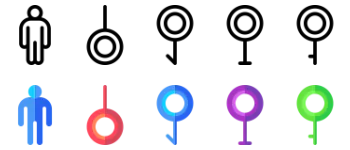 Gender Identity 图标包