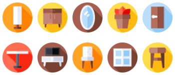 Furniture gói biểu tượng