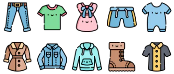 Clothes icon pack