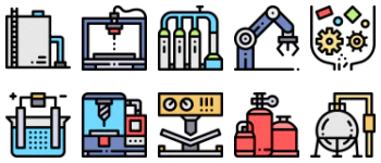 Industrial process pakiet ikon