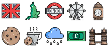 England Icon-Paket