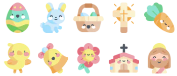 Easter Day paquete de iconos
