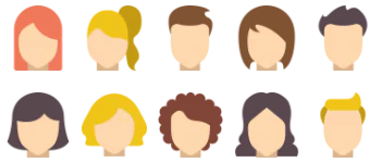 Hairstyles набір іконок