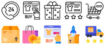 Ecommerce icon pack