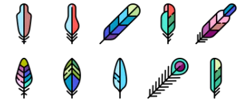 Feathers icon pack