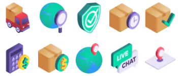 Delivery набір іконок