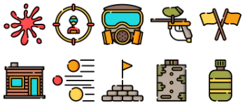 Paintball icon pack