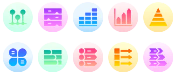 Arrows and Infographic Elements Icon-Paket