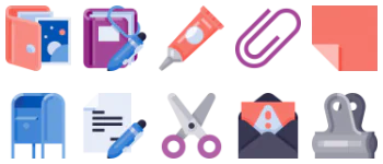 Stationery набір іконок