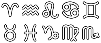 Zodiac Stroke paquete de iconos