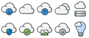 Cloud Storage 아이콘 팩