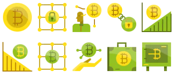 Bitcoins icon pack
