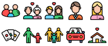 Family life pakiet ikon