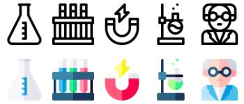 Laboratory icon pack