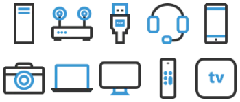 Electronics and Devices gói biểu tượng