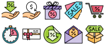 Sales paquete de iconos