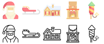 Christmas icon pack