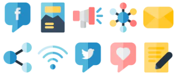Communication icon pack