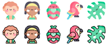 Tropical gói biểu tượng