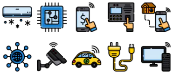 Internet of things icon pack