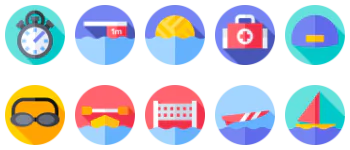 Aquatic Sports jeu d'icônes