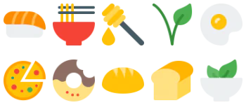 Food 아이콘 팩