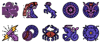 Astrology Icon-Paket