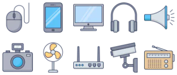 Electronics pakiet ikon