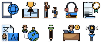 Education And ELearning pacote de ícones