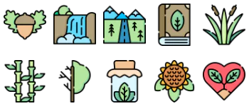 Nature pacote de ícones