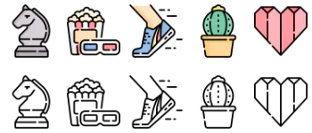 Hobbies and freetime icon pack