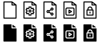 Files icon pack