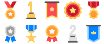 Reward and Badges gói biểu tượng