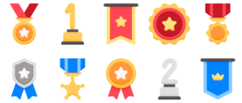 Reward and Badges Icon-Paket