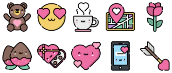 Love icon pack