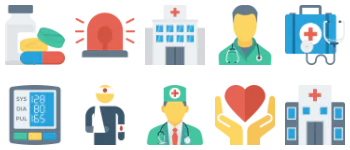 Medical & Health jeu d'icônes