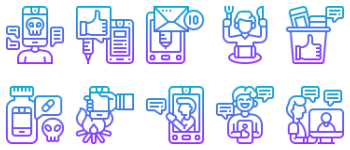 Social Addict набір іконок