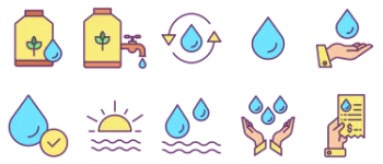 Water icon pack