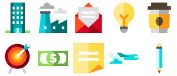 Business and Office jeu d'icônes