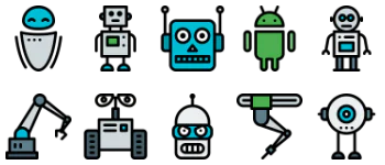 Robots icon pack