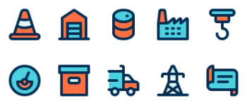 Manufacturing icon pack
