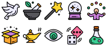 Магия набор иконок