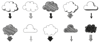 Cloud Computing Set アイコンパック
