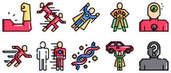 Superhero icon pack