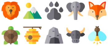 Wildlife pacote de ícones